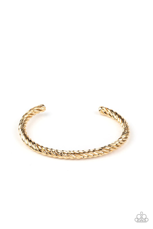 Paparazzi Mach Speed - Gold Bracelet - Pusher P