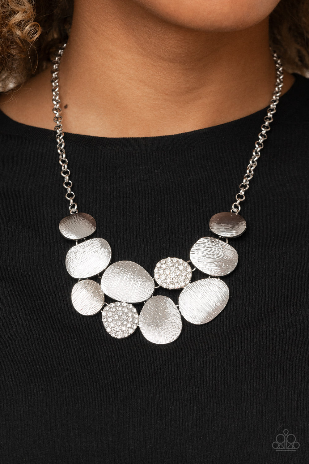 Paparazzi A Hard LUXE Story - White Necklace - Pusher P