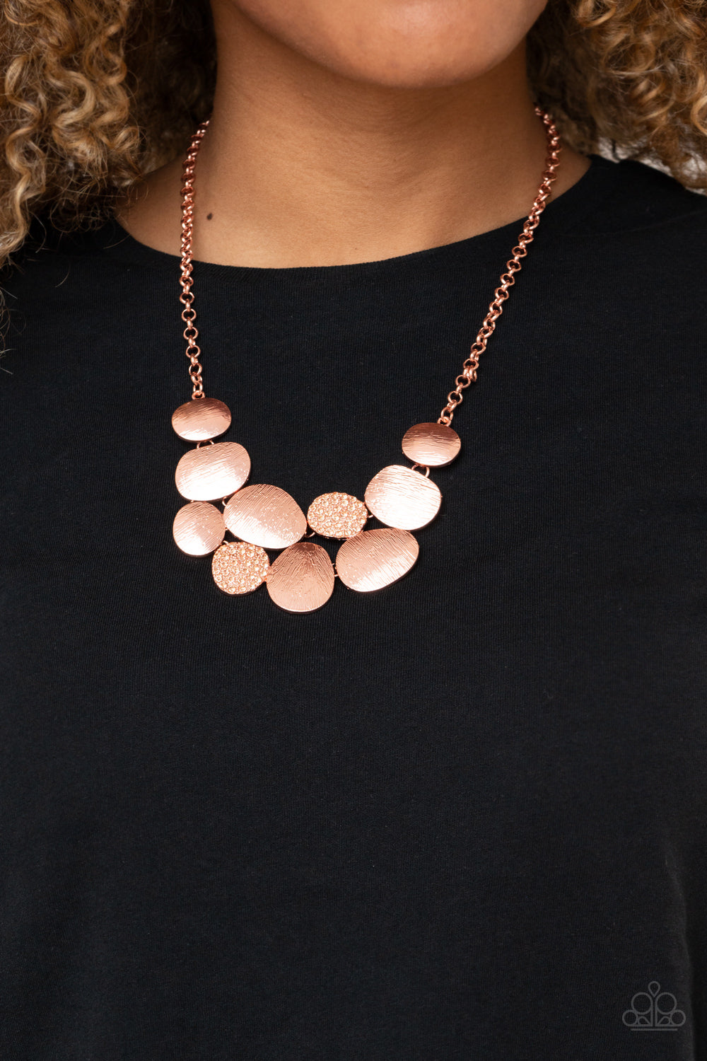 Paparazzi A Hard LUXE Story - Copper Necklace - Pusher P