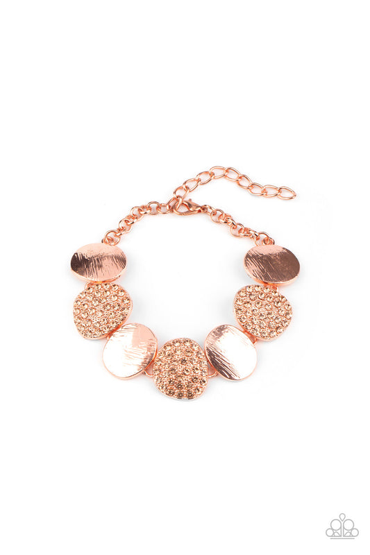 Paparazzi Tough LUXE - Copper Bracelet - Pusher P