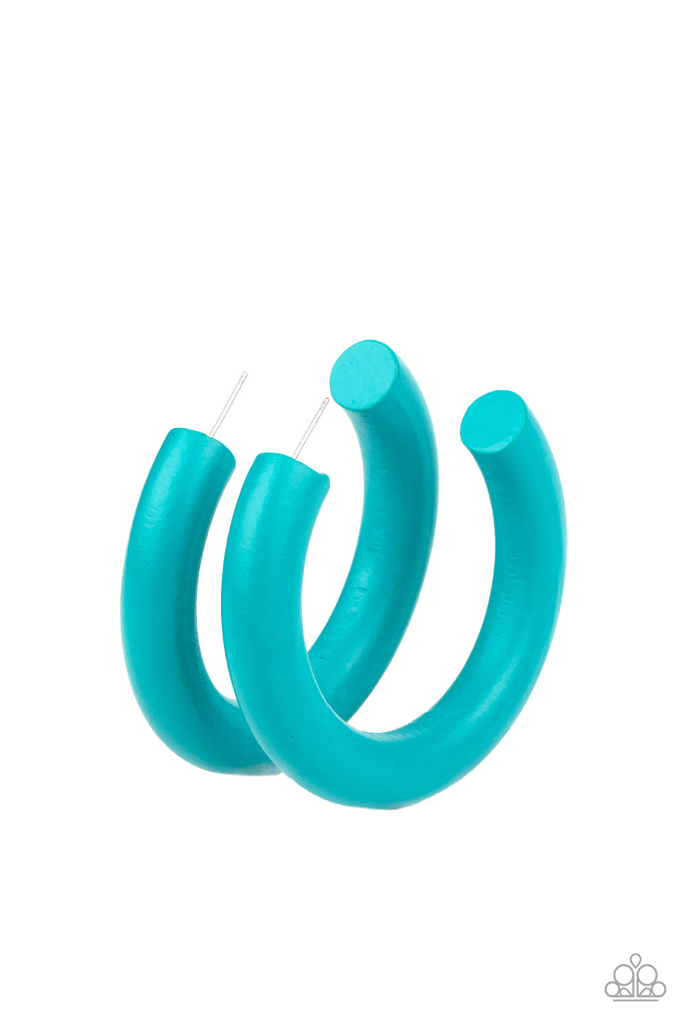 Paparazzi I WOOD Walk 500 Miles - Blue Earrings - Pusher P