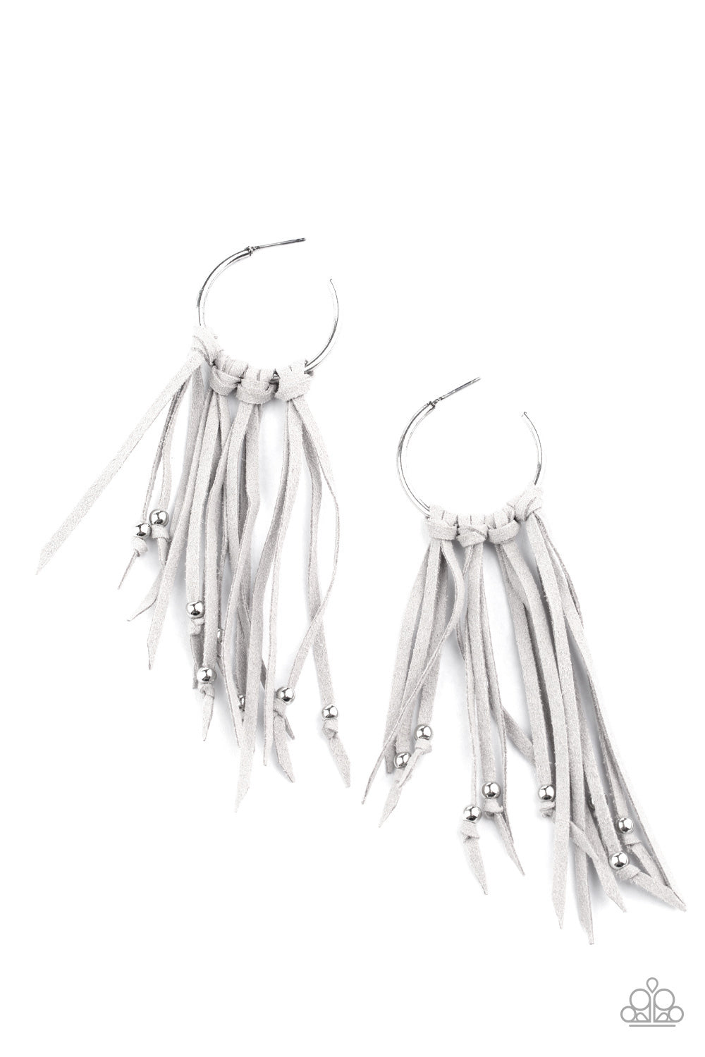 Paparazzi No Place Like HOMESPUN - Silver Earrings - Pusher P