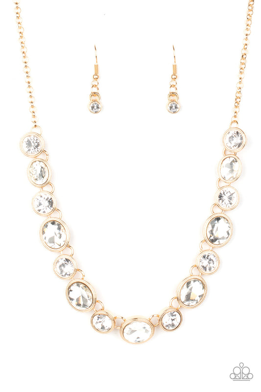 Paparazzi Girls Gotta Glow - Gold Necklace - Pusher P