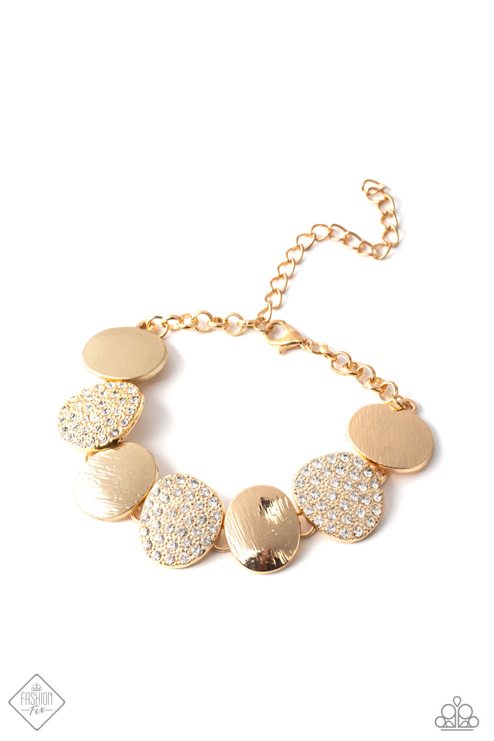 Paparazzi Tough LUXE - Gold Bracelet - Pusher P