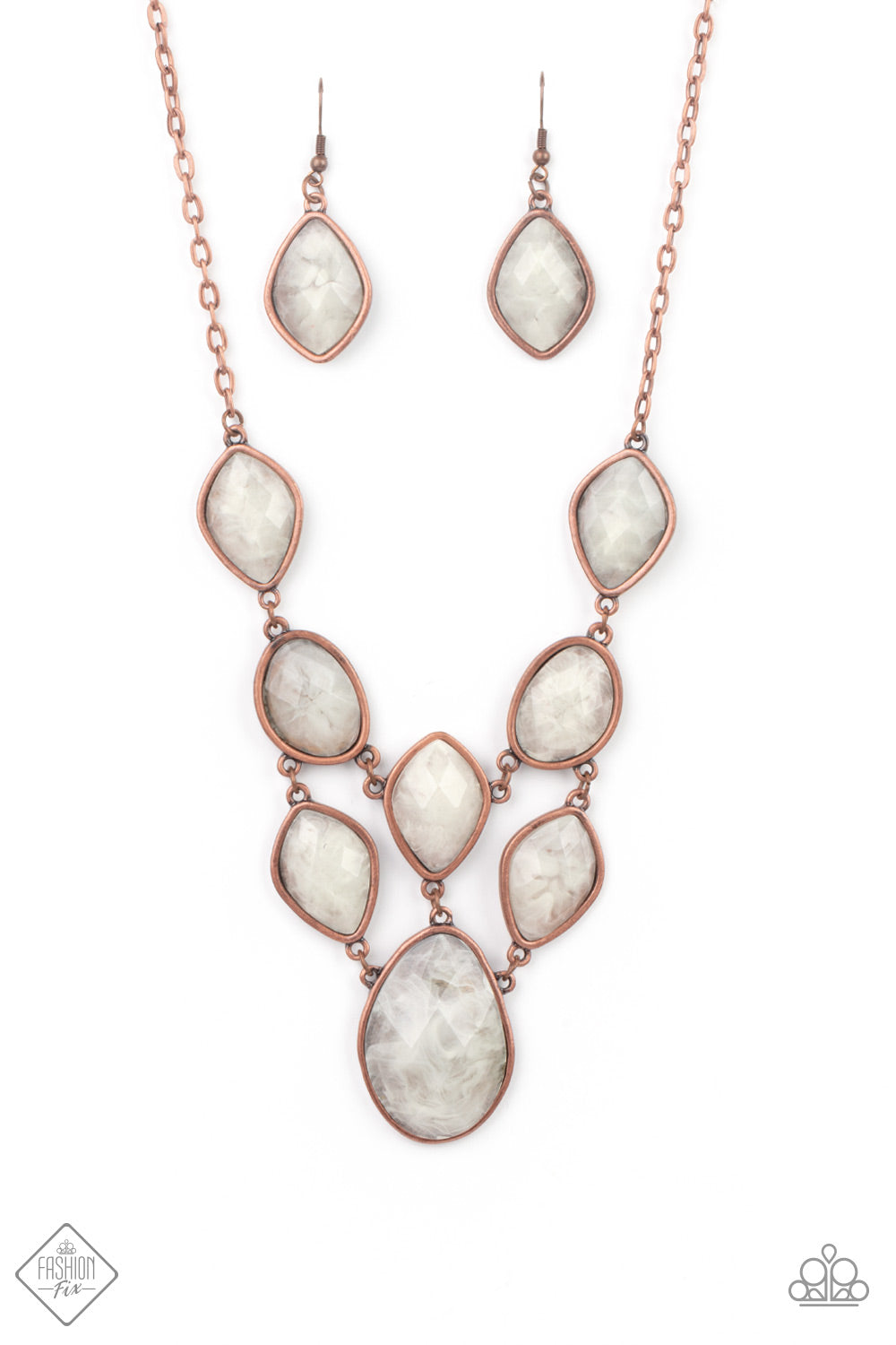 Paparazzi Opulently Oracle - Copper Necklace - Pusher P