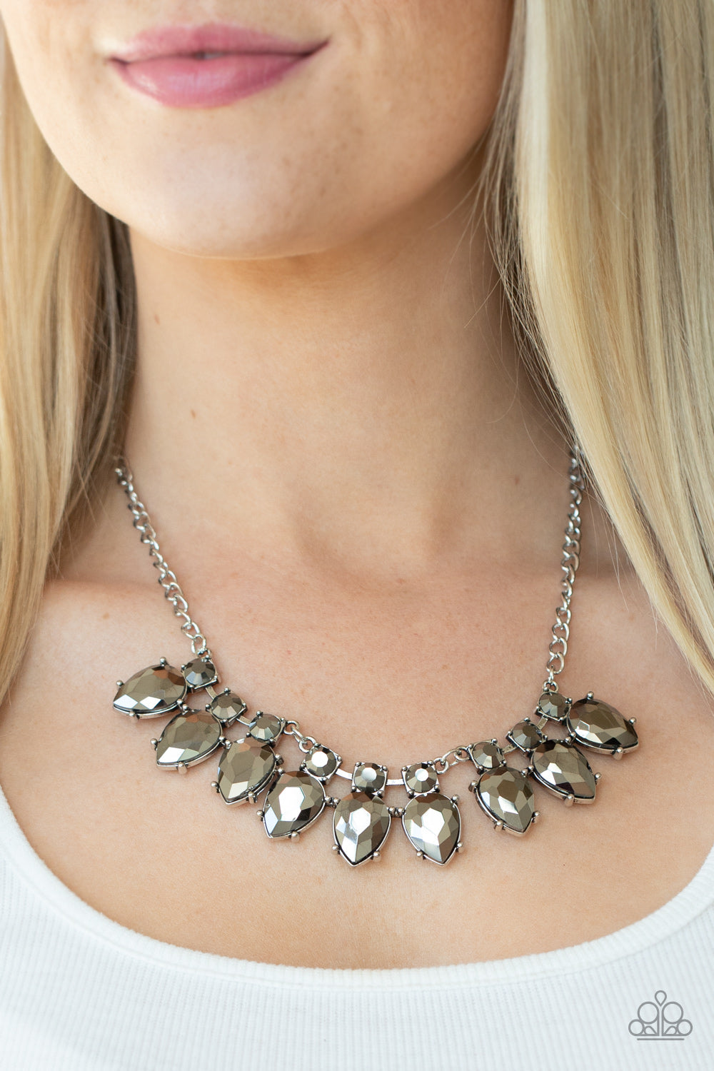 Paparazzi Extra Enticing - Silver Necklace - Pusher P