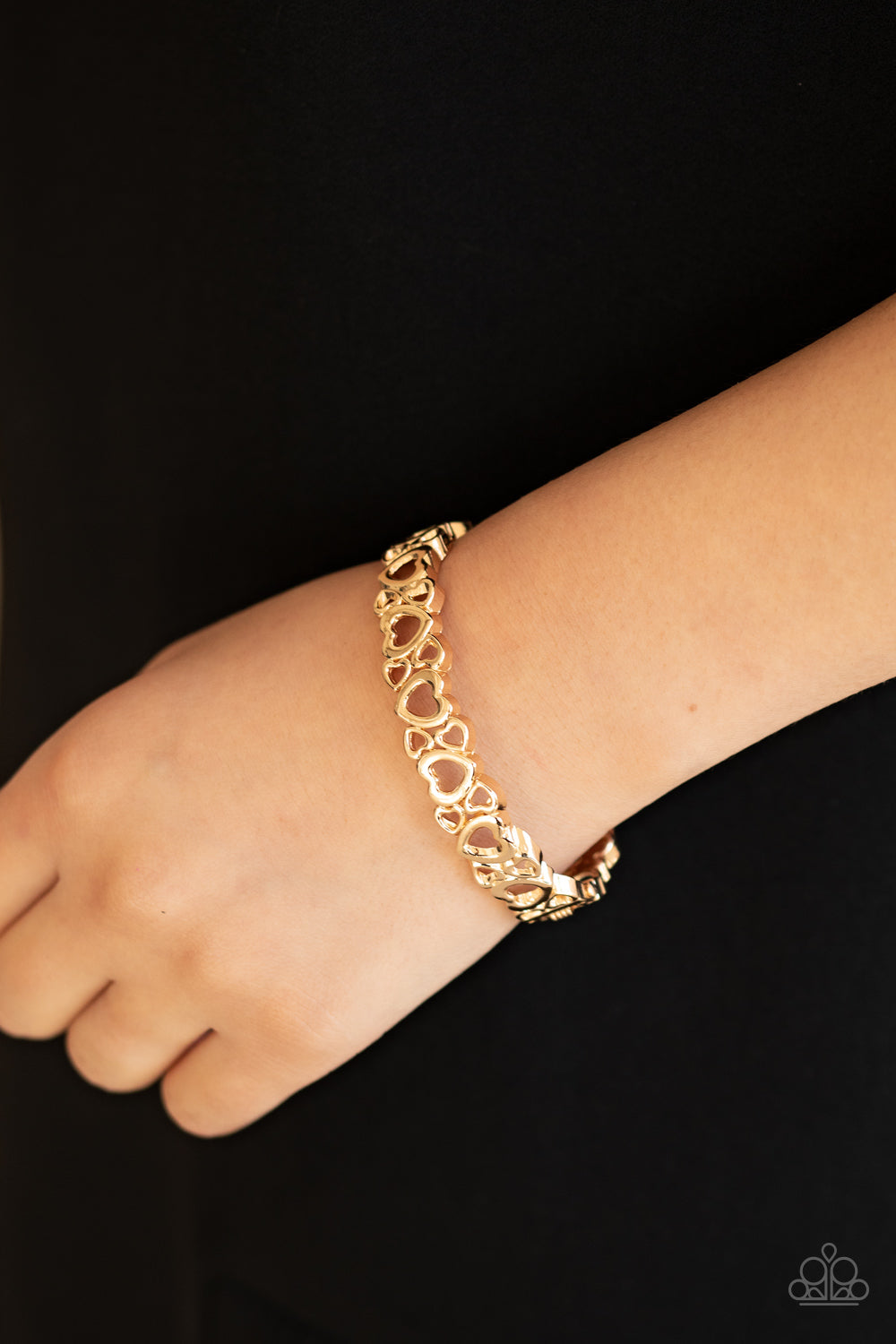 Paparazzi You HEART The Lady! - Gold Bracelet - Pusher P