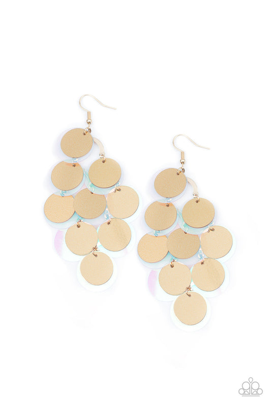Paparazzi Sequin Seeker - Sequin Earrings - Pusher P