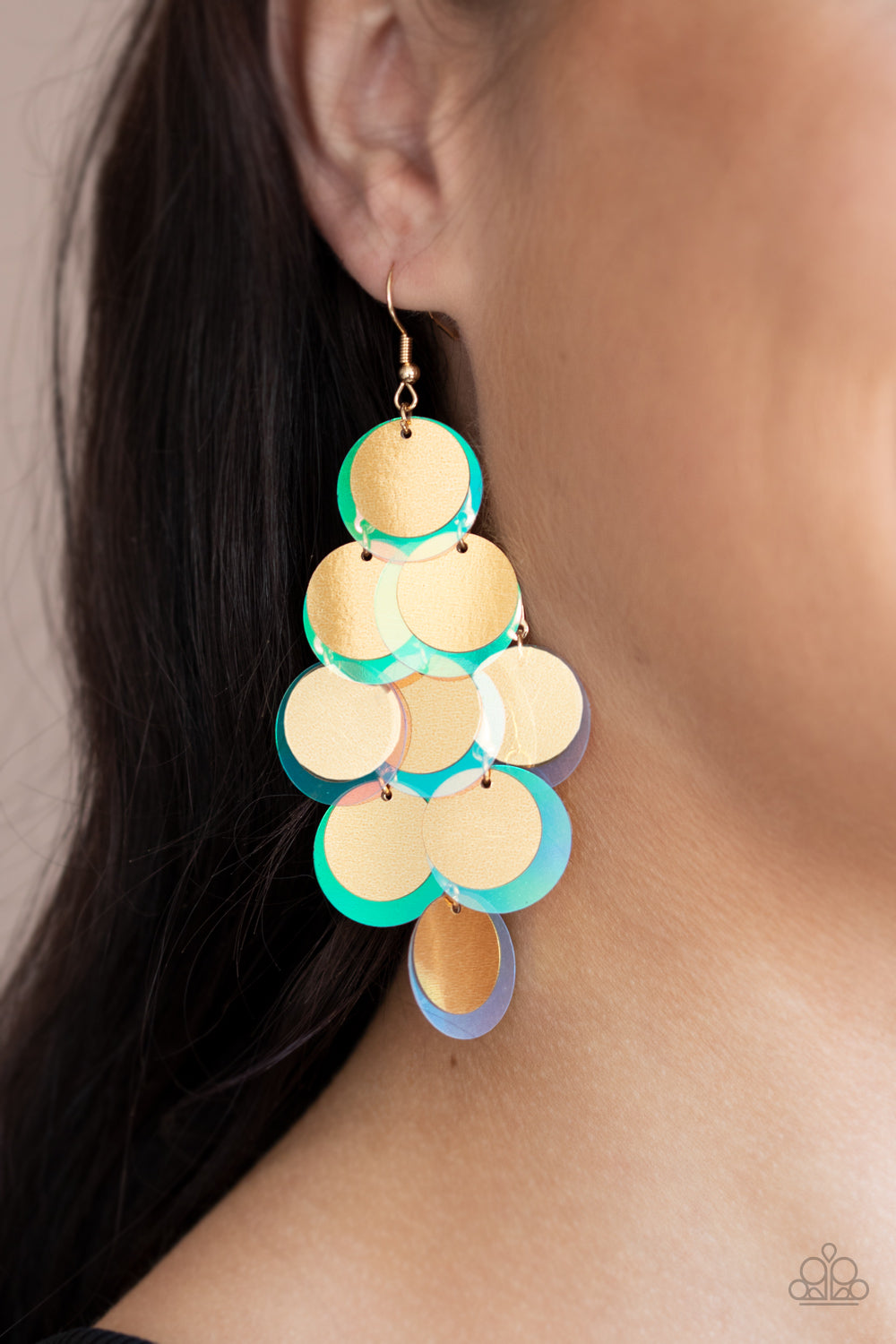 Paparazzi Sequin Seeker - Sequin Earrings - Pusher P