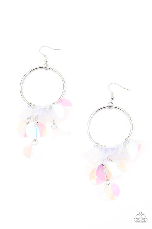 Paparazzi Holographic Hype - Multi Earrings -May 2021 Life Of The Party Exclusive - Pusher P