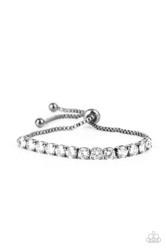 Paparazzi Red Carpet Rival - Black Bracelet - Pusher P