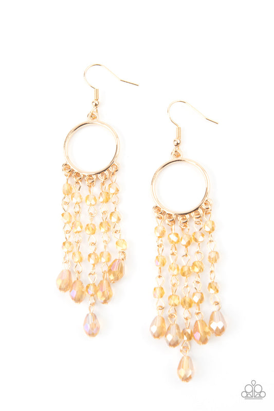 Paparazzi Dazzling Delicious - Gold Earrings - Pusher P