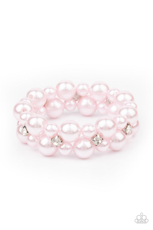 Paparazzi Flirt Alert - Pink Bracelet - Pusher P