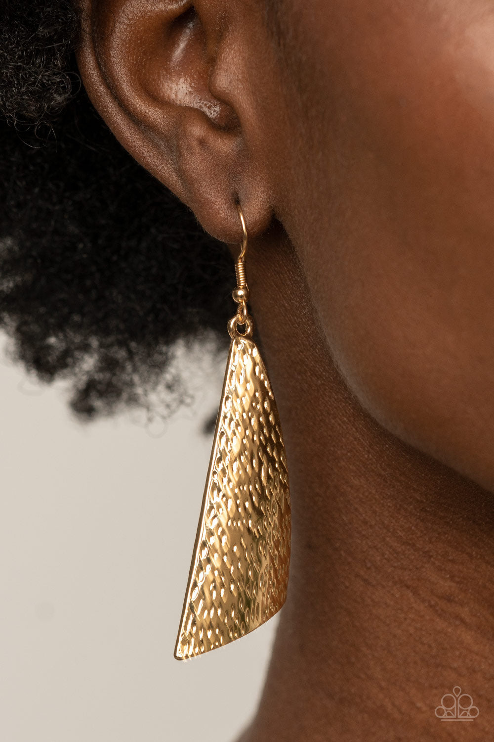 Paparazzi Ready The Troops - Gold Earrings - Pusher P