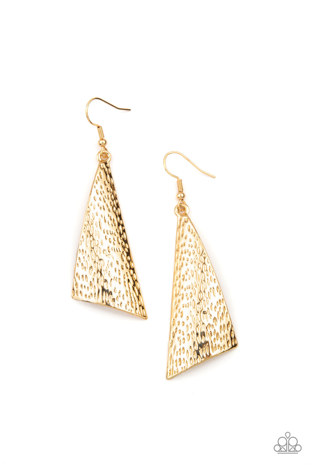Paparazzi Ready The Troops - Gold Earrings - Pusher P