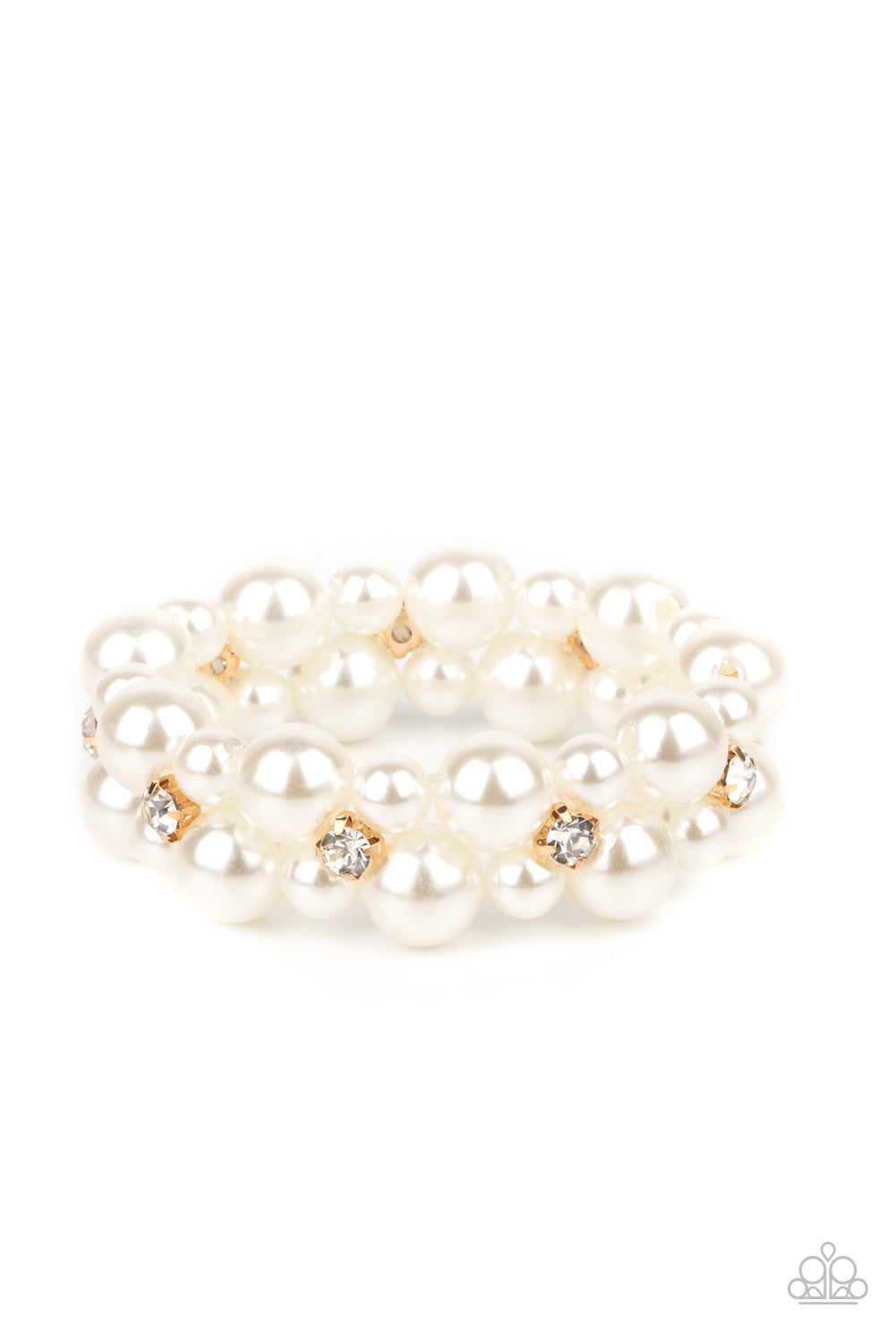 Paparazzi Flirt Alert - Gold Bracelet - Pusher P