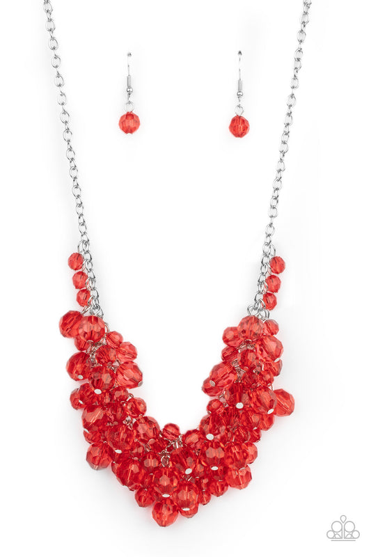 Paparazzi Let The Festivities Begin - Red Necklace