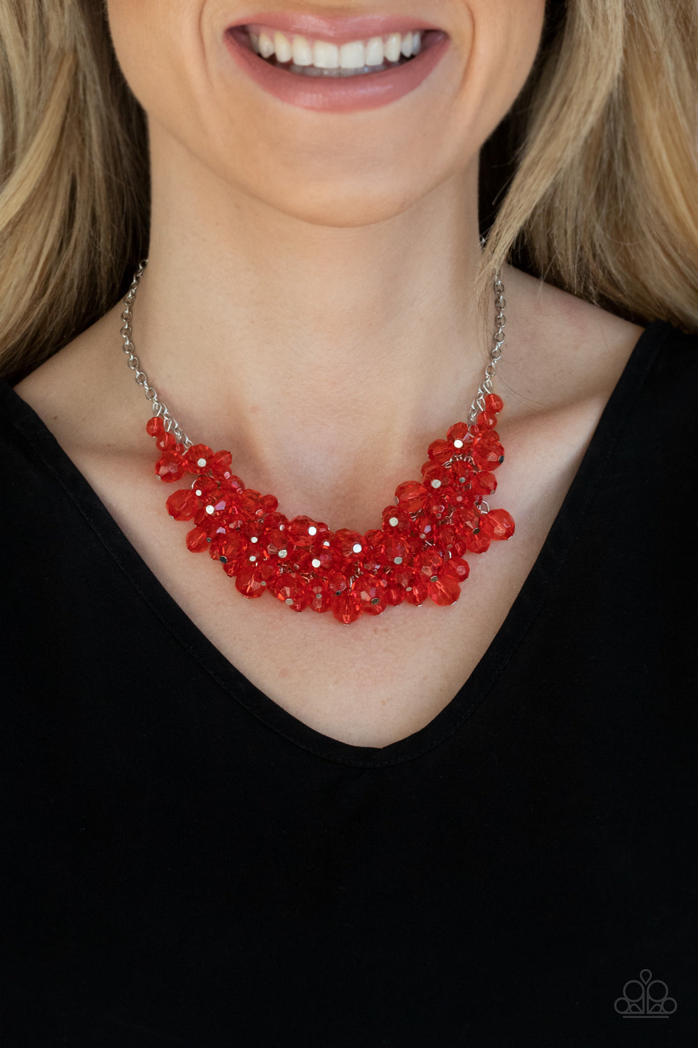 Paparazzi Let The Festivities Begin - Red Necklace - Pusher P