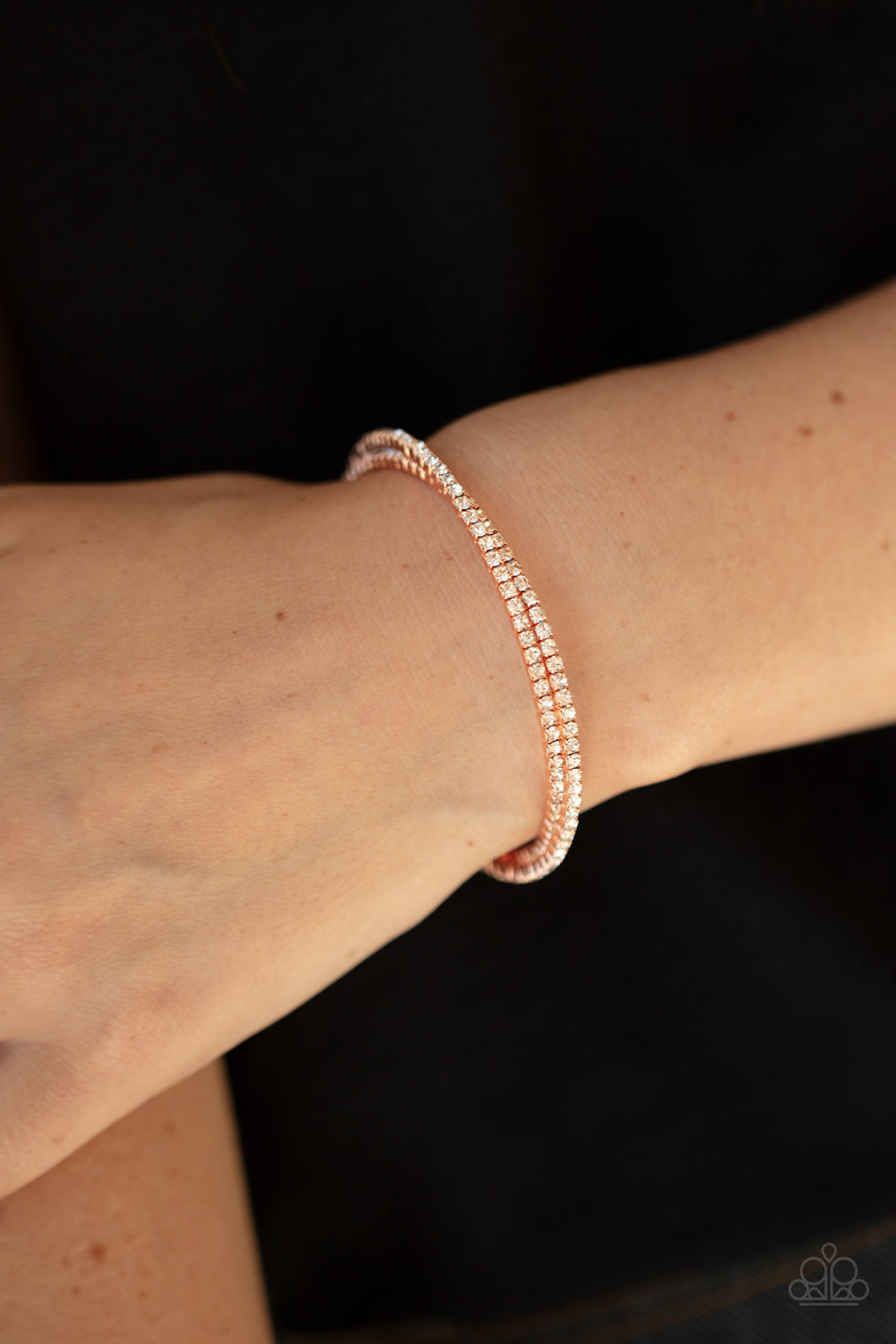 Paparazzi Iridescently Intertwined - Copper Bracelet - Pusher P