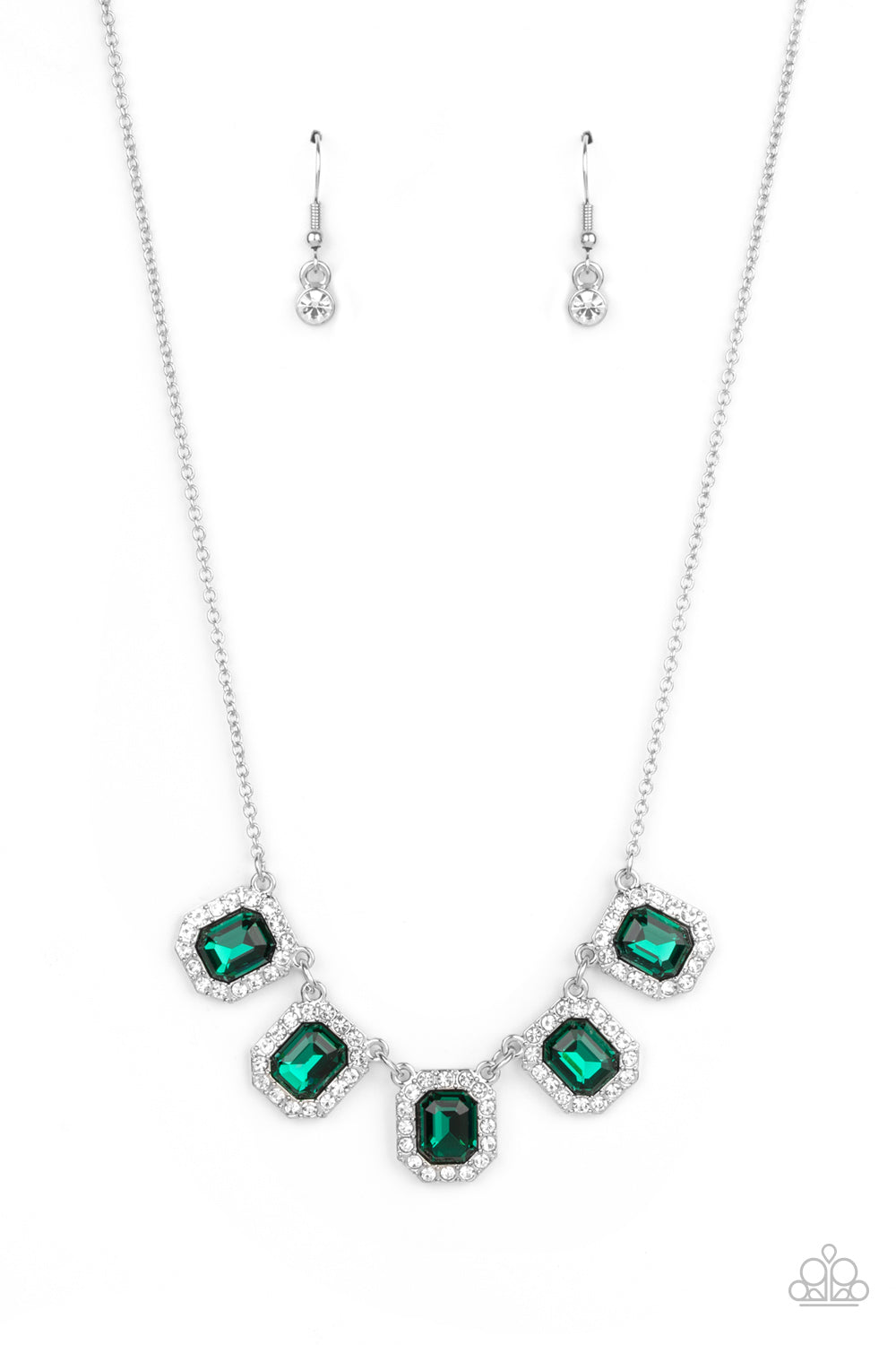 Paparazzi Next Level Luster - Green Necklace - Pusher P