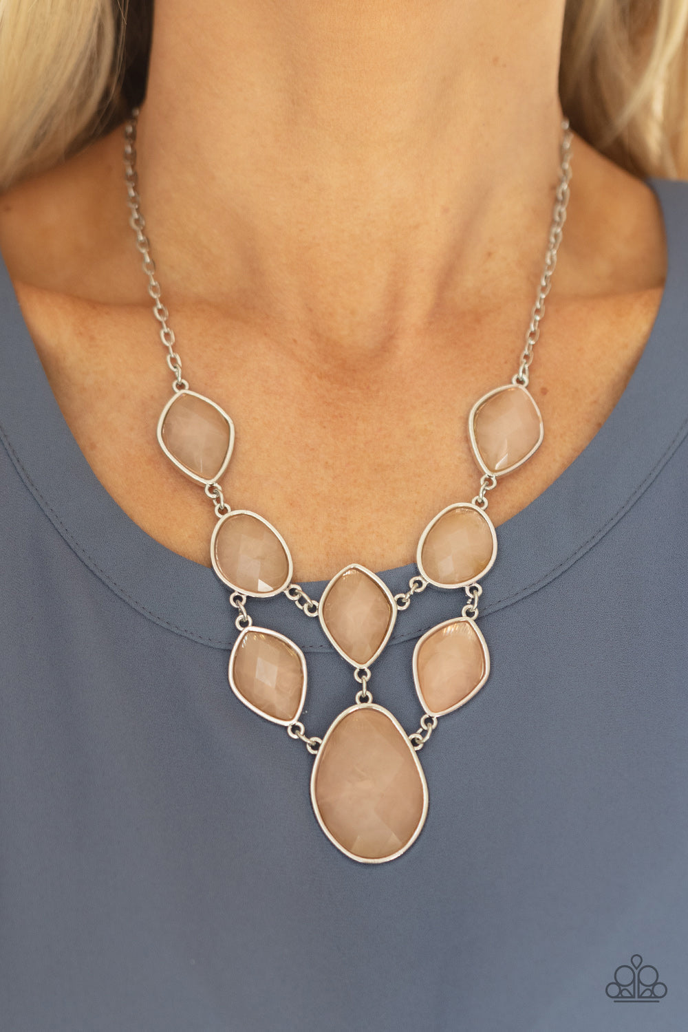 Paparazzi Opulently Oracle - Brown Necklace - Pusher P