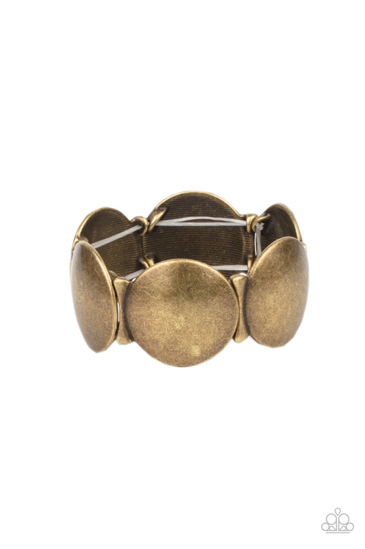 Paparazzi Going, Going, GONG! - Brass Bracelet - Pusher P