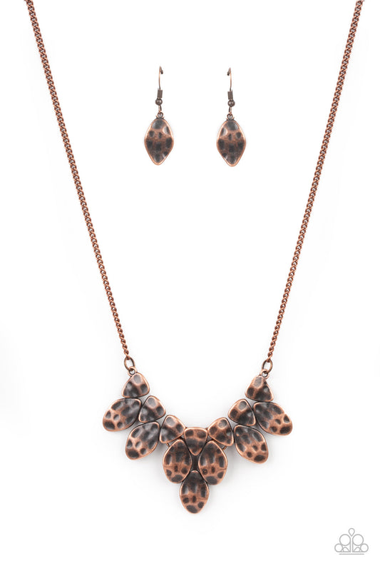 Paparazzi Rustic Smolder - Copper Necklace - Pusher P