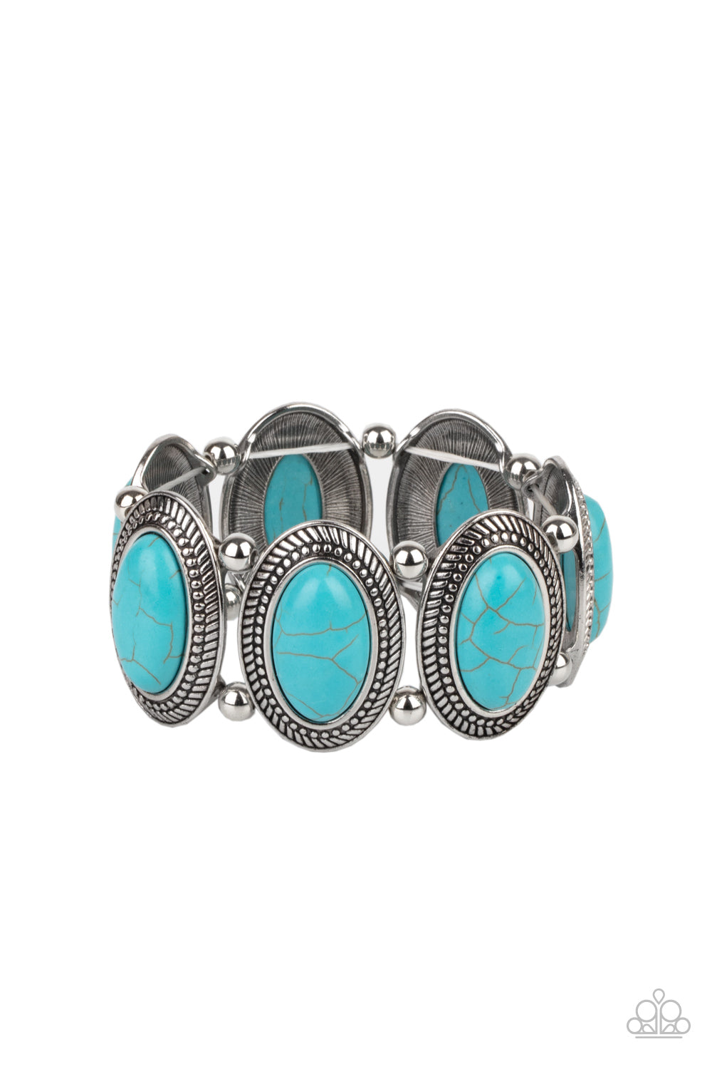 Paparazzi Until The Cows Come HOMESTEAD - Blue Bracelet - Pusher P