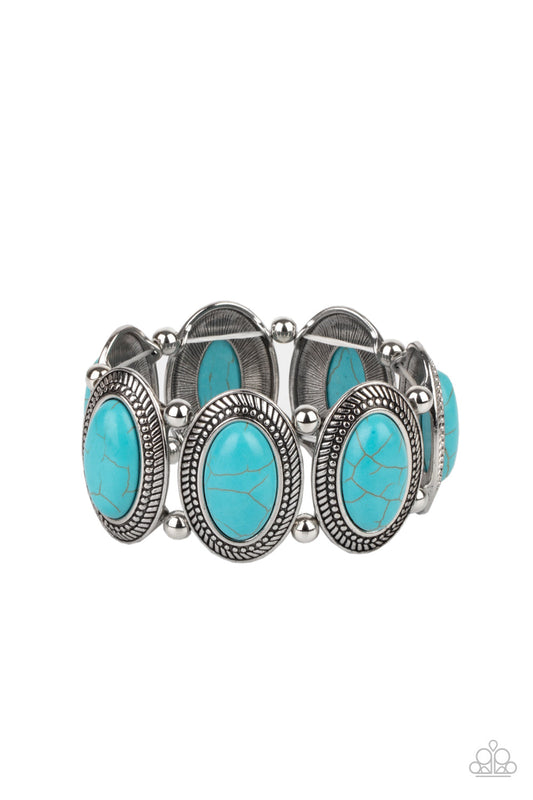 Paparazzi Until The Cows Come HOMESTEAD - Blue Bracelet - Pusher P