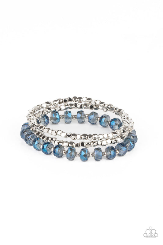Paparazzi Celestial Circus - Blue Bracelet - Pusher P