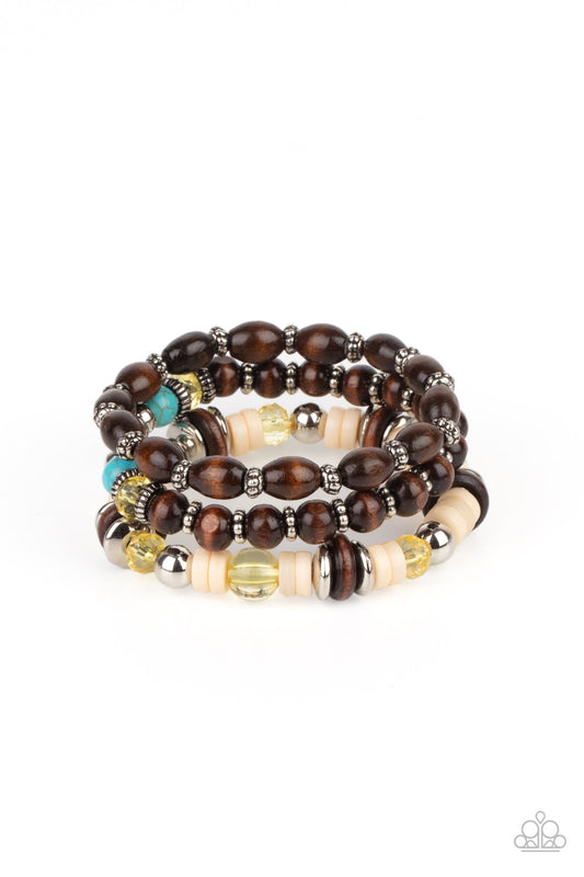 Paparazzi Belongs In The Wild - Yellow Bracelet - Pusher P