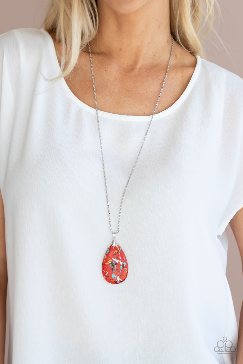 Paparazzi Extra Elemental - Red Necklace - Pusher P