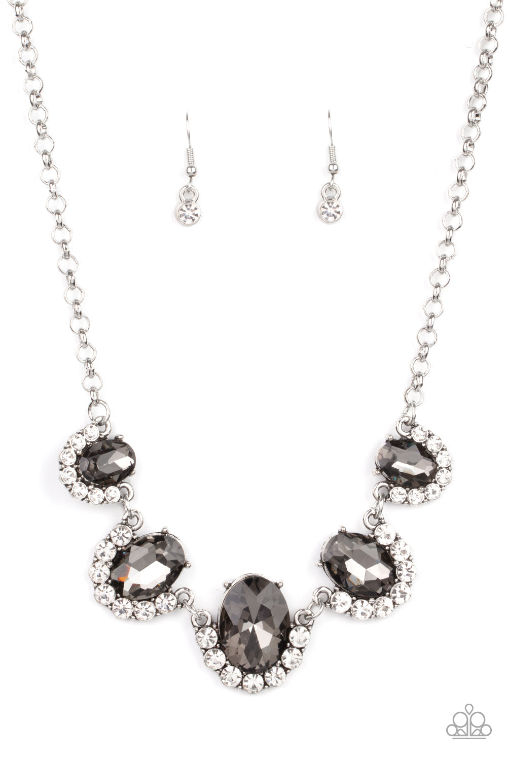 Paparazzi The Queen Demands It - Silver Necklace - Pusher P