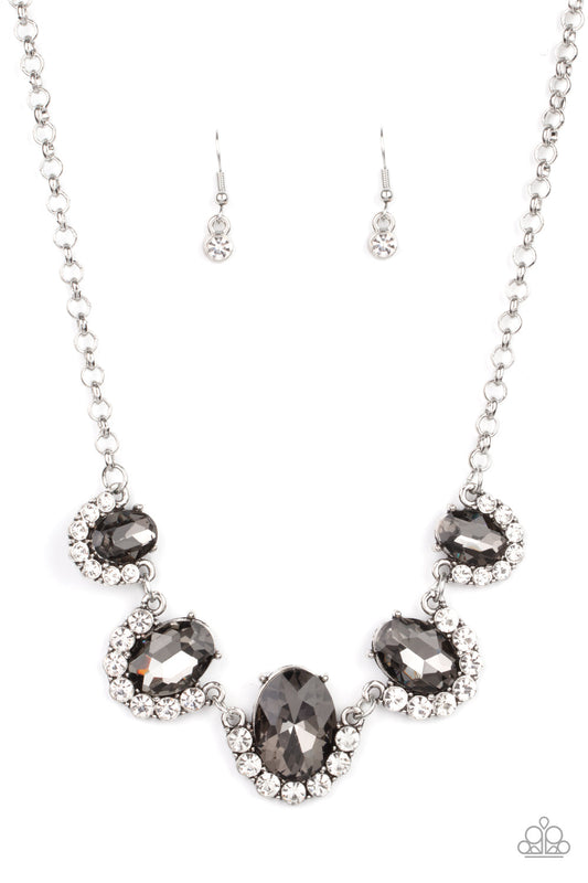 Paparazzi The Queen Demands It - Silver Necklace - Pusher P