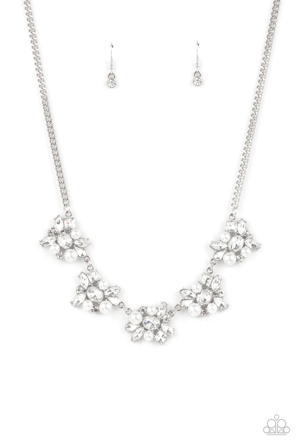 Paparazzi HEIRESS of Them All - White Necklace - Pusher P