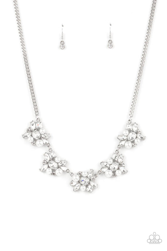 Paparazzi HEIRESS of Them All - White Necklace - Pusher P