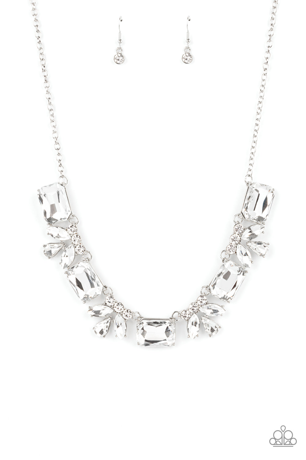 Paparazzi Long Live Sparkle - White Necklace - Pusher P