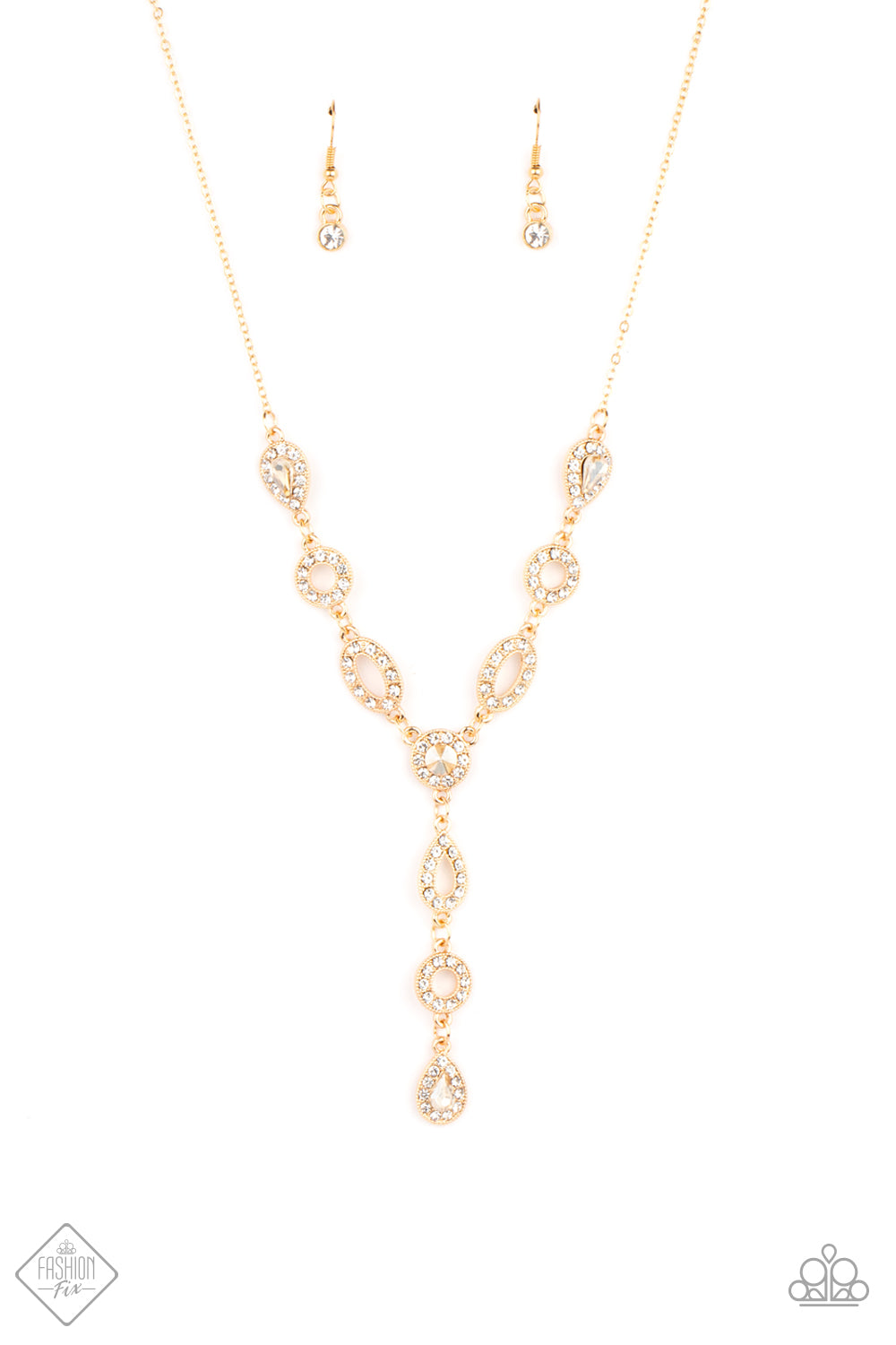 Paparazzi Royal Redux - Gold Fashion Fix Necklace - Pusher P
