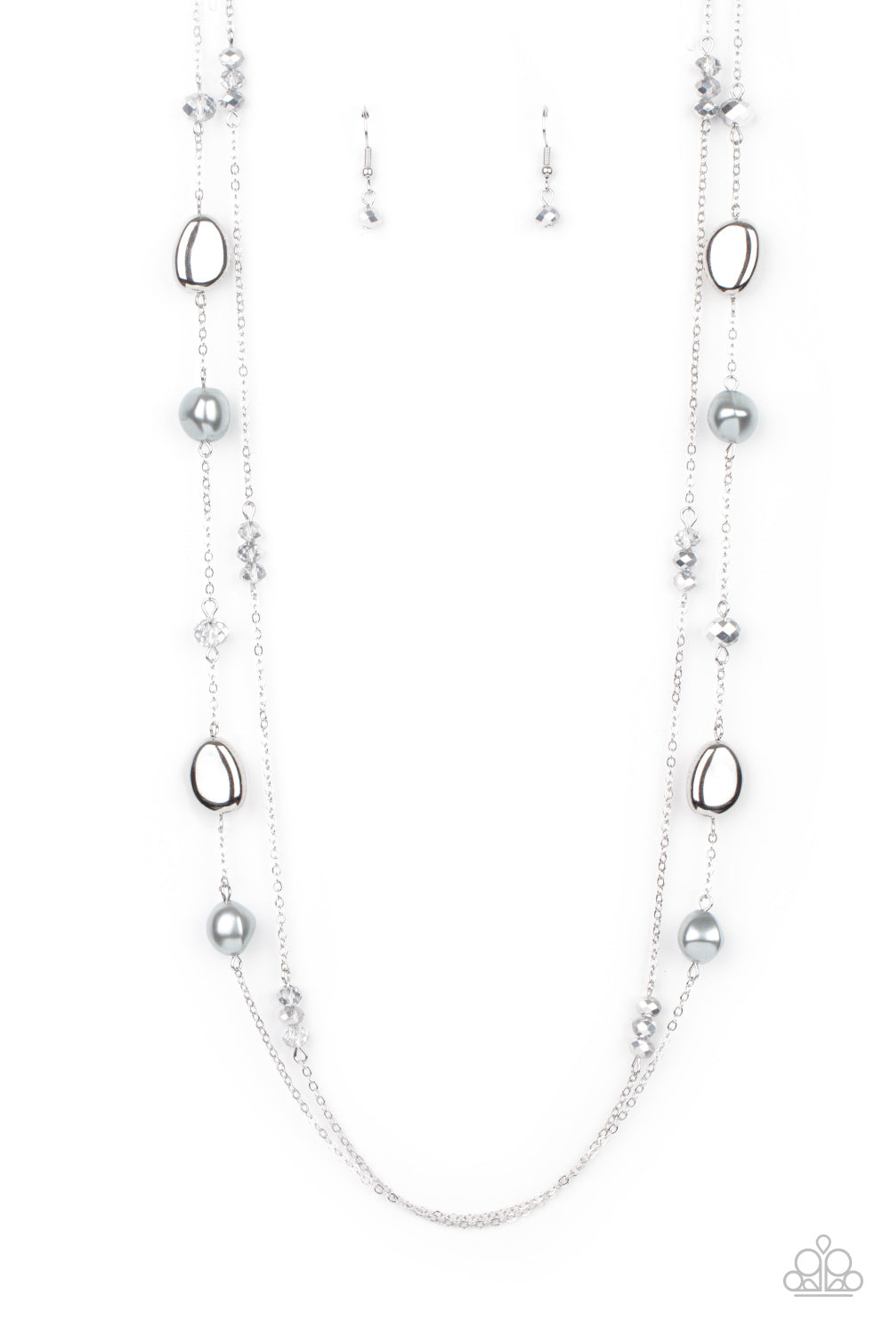Paparazzi Gala Goals - Silver Necklace - Pusher P