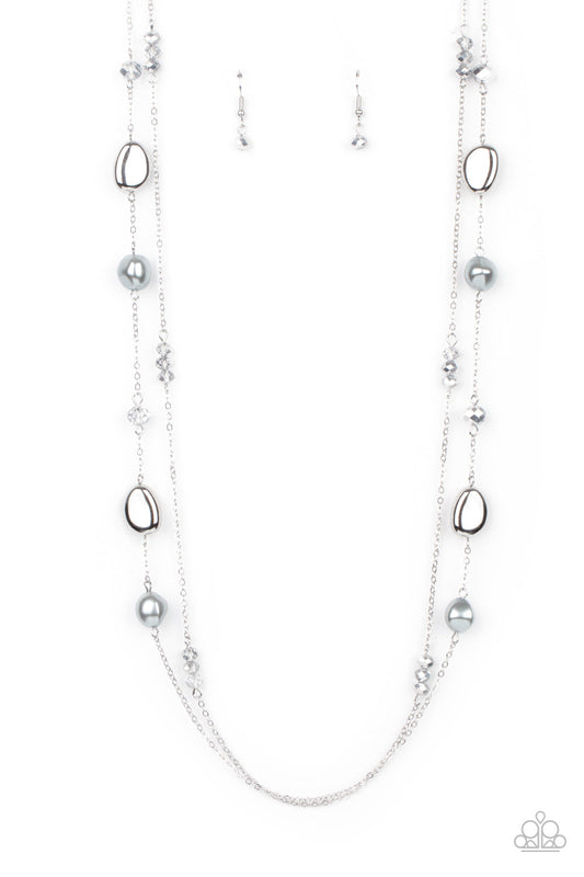 Paparazzi Gala Goals - Silver Necklace - Pusher P