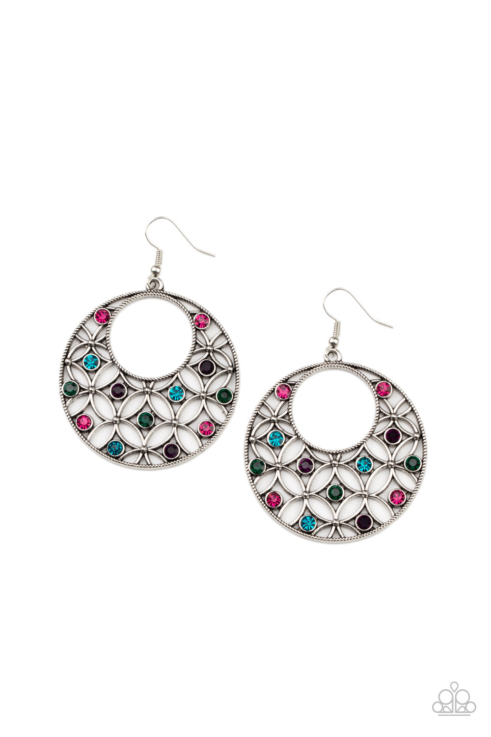 Paparazzi Garden Garnish - Multi Earrings - Pusher P