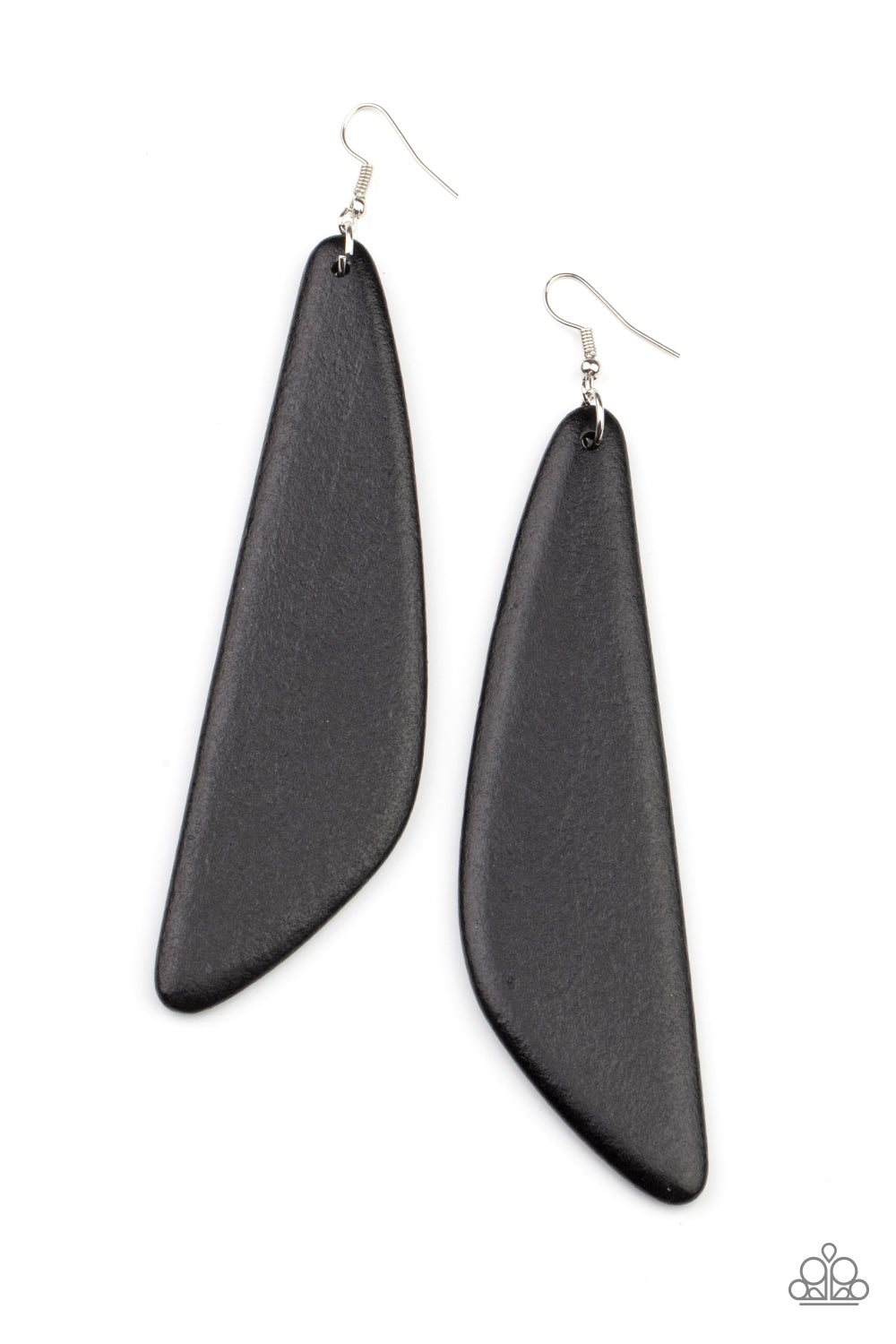 Paparazzi Scuba Dream - Black Earrings - Pusher P