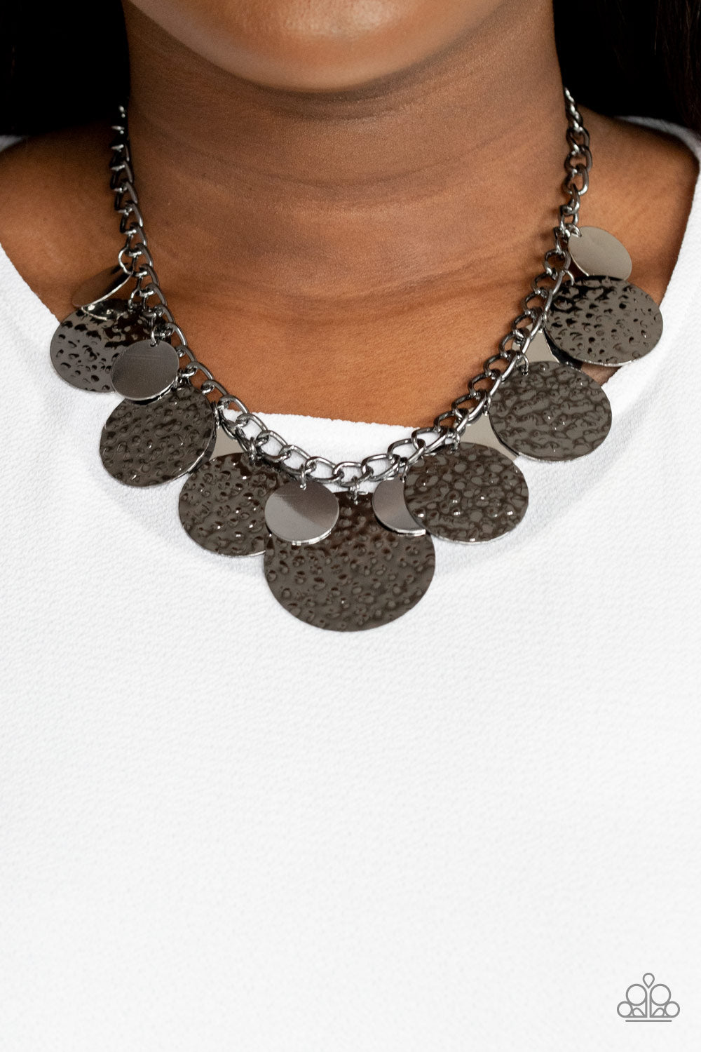 Paparazzi Industrial Grade Glamour - Black Necklace - Pusher P