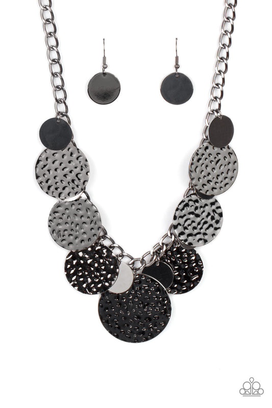Paparazzi Industrial Grade Glamour - Black Necklace - Pusher P