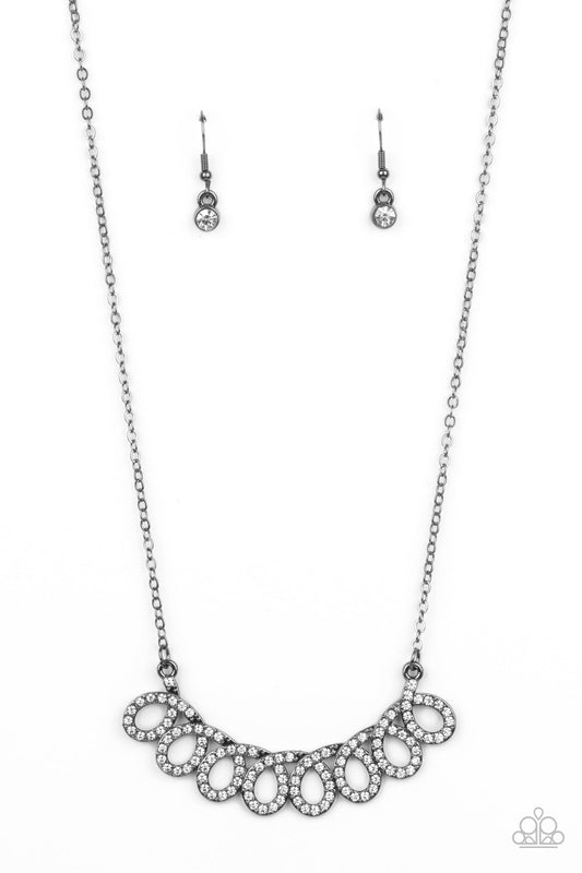 Paparazzi Timeless Trimmings - Black Necklace - Pusher P