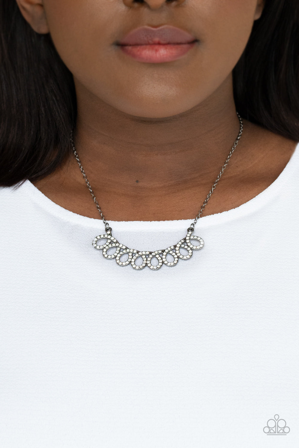 Paparazzi Timeless Trimmings - Black Necklace - Pusher P