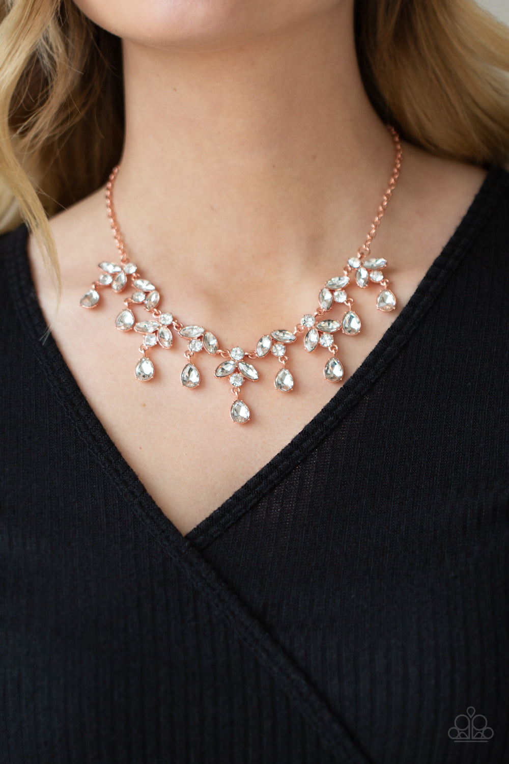 Paparazzi Vintage Royale - Copper Necklace - Pusher P