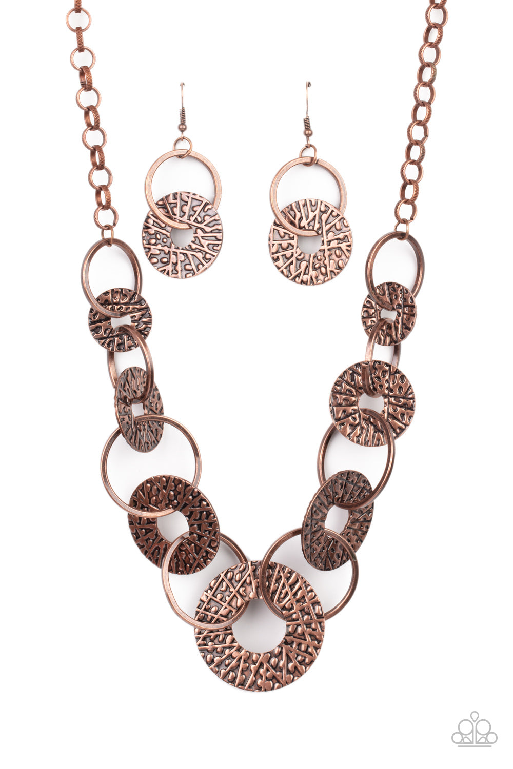Paparazzi Industrial Envy - Copper Necklace - Pusher P