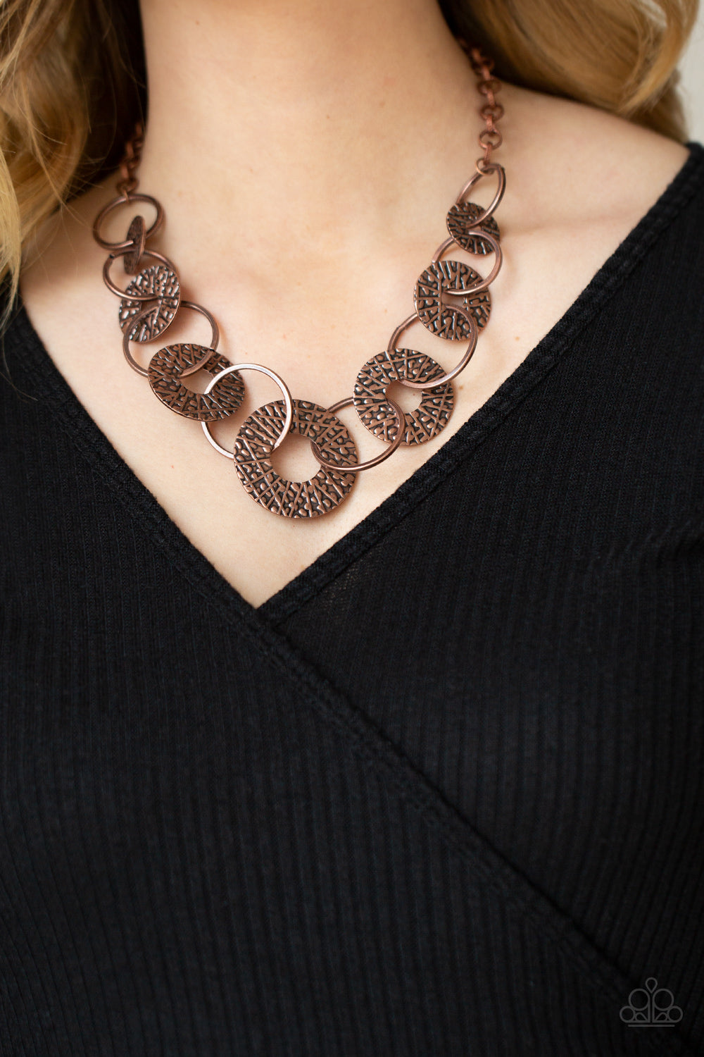 Paparazzi Industrial Envy - Copper Necklace - Pusher P