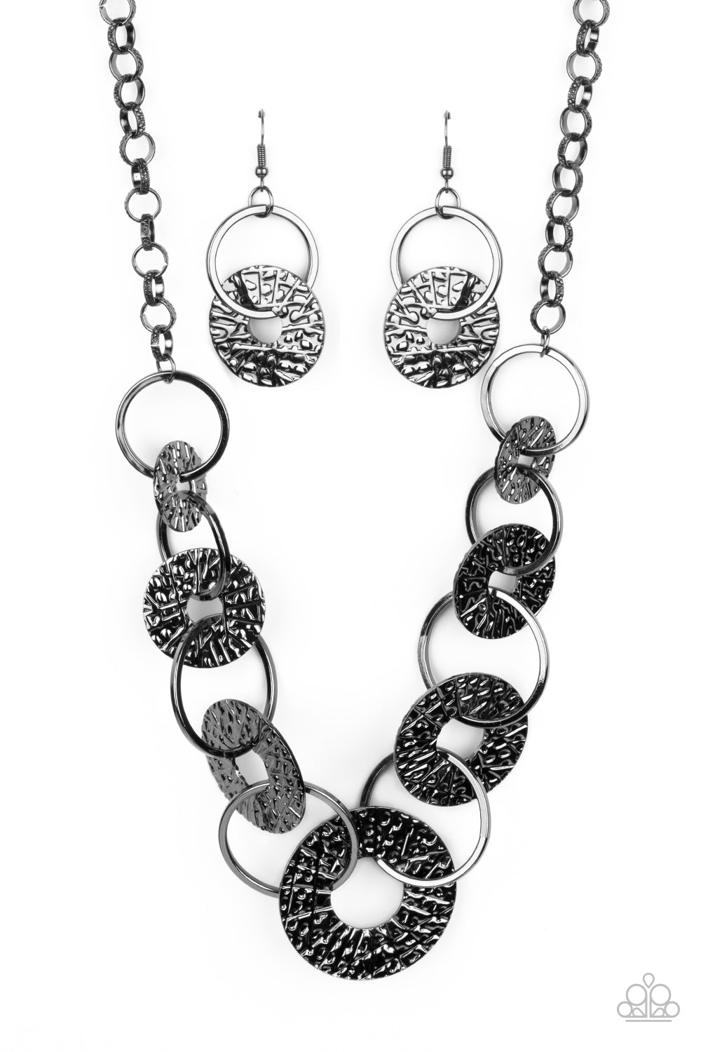 Paparazzi Industrial Envy - Black Necklace - Pusher P